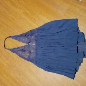 Halter top lace nighty